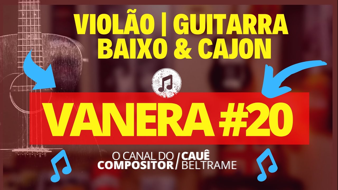 VANERA POP #20 | Violão, Guitarra, Percussão, Baixo, Loop | Compor Sertanejo [Download Free]