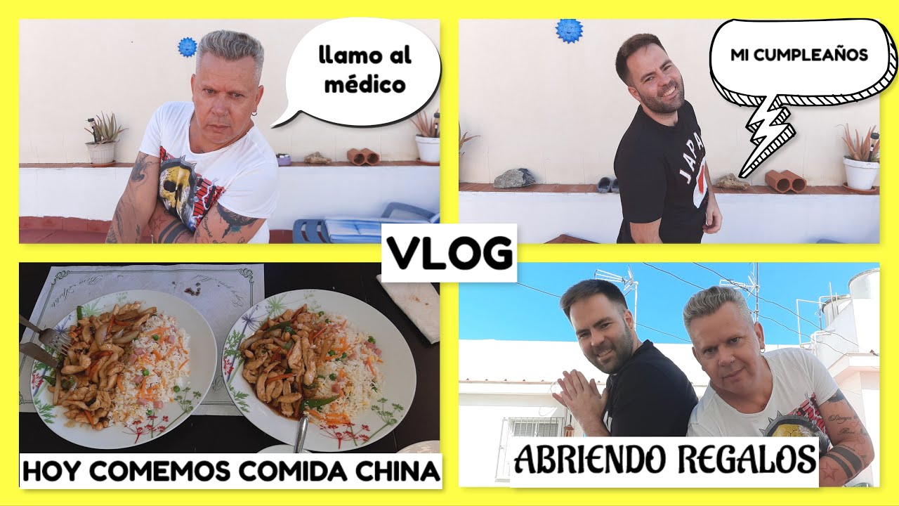VLOG // Ramón llama al médico // MI CUMPLEAÑOS // Comemos comida CHINA // Vamos al taller🚗