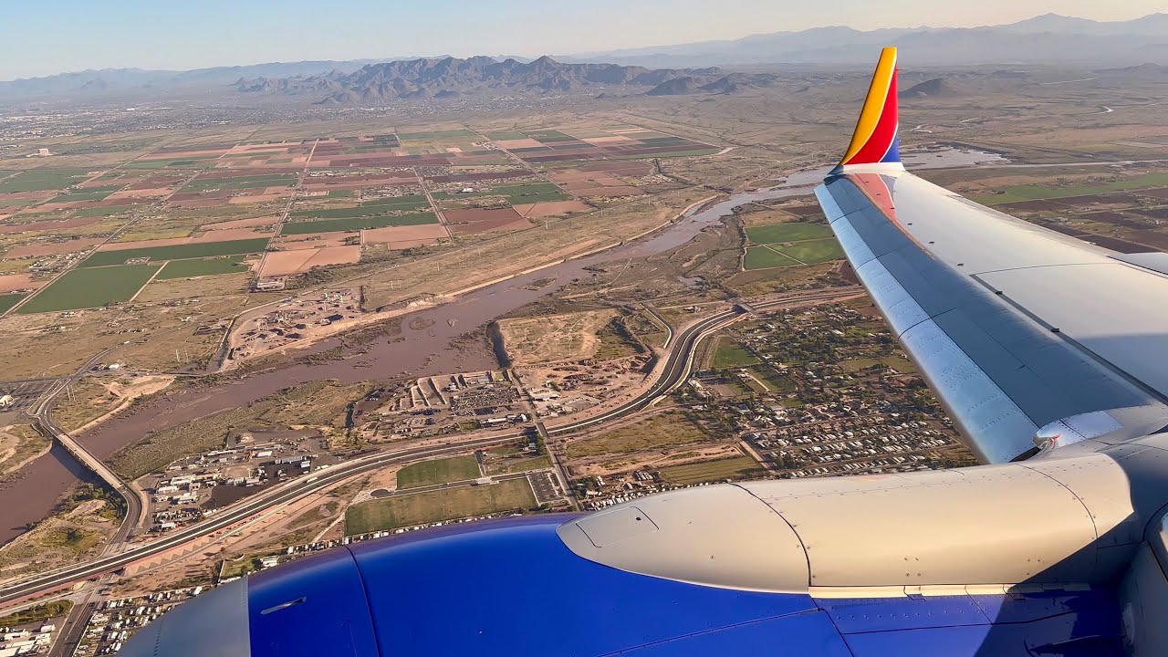 [4K] – Full Flight – Southwest Airlines – Boeing 737-8 Max – TUL-PHX – N8754S – WN820 – IFS Ep. 720