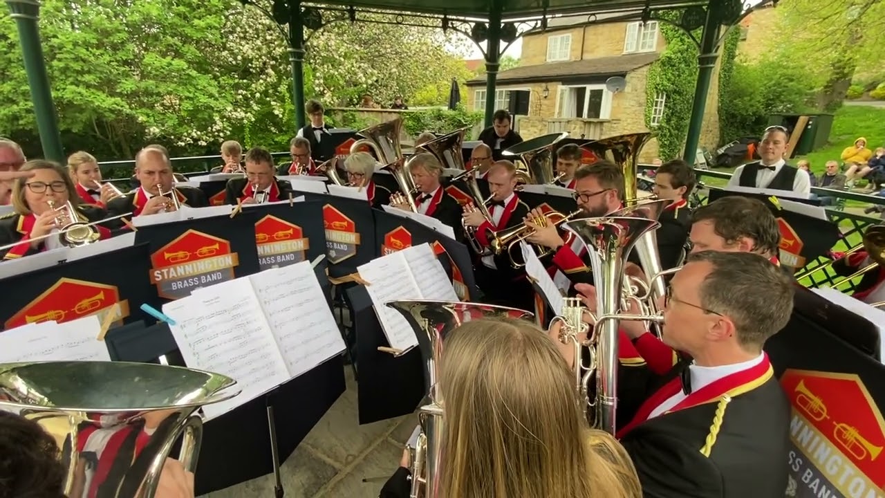 Stannington Brass Band - Wetherby Bandstand - 2nd May 2022 - They're Off