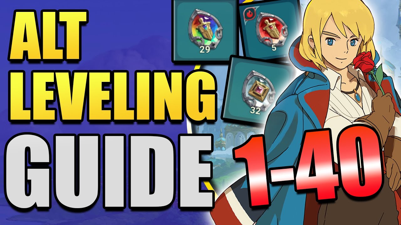 Leveling Alts is a HUGE DEAL! Ni No Kuni: Cross Worlds Alt Leveling and Reward Guide (NNK:CW)