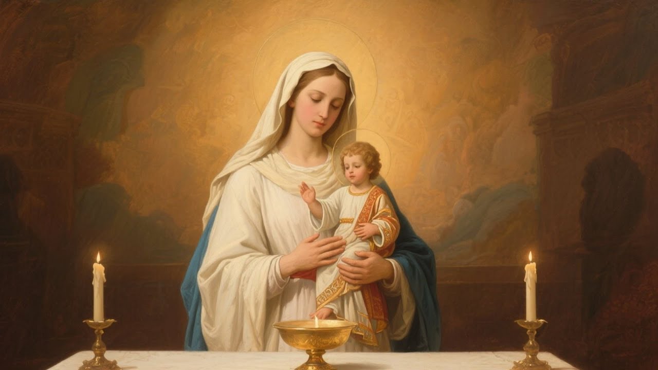 Sacred Silence with Gregorian Chant | Deep Adoration Honoring the Blessed Virgin Mary