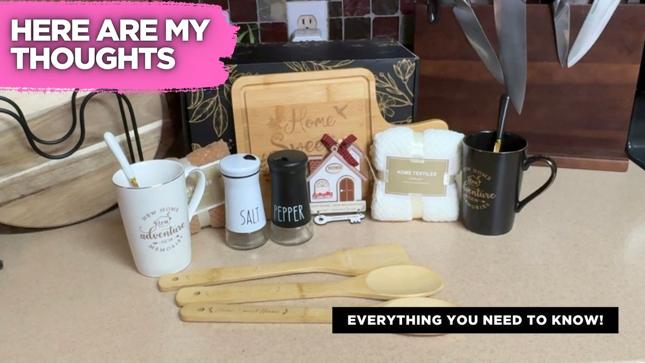 Maustic Housewarming Gift Basket Review | 12-Piece New Home Gift Set