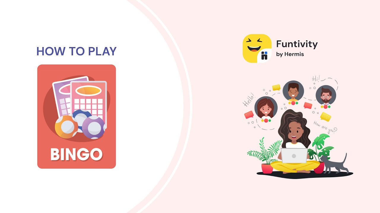 How to play Bingo online with friends I Funtivity by Hermis