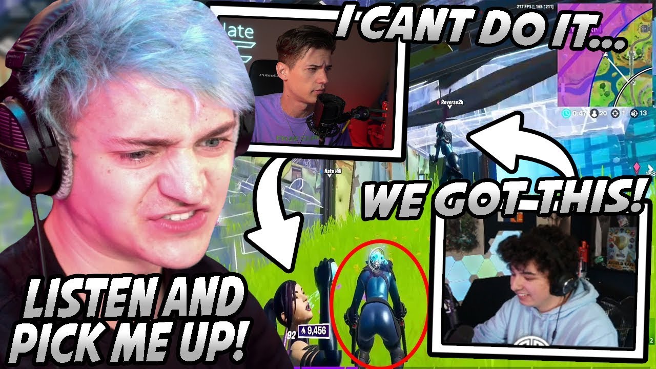 Ninja Gets ANGRY After His Team REFUSES To Take Him Seriously In COMPETITIVE Fortnite...