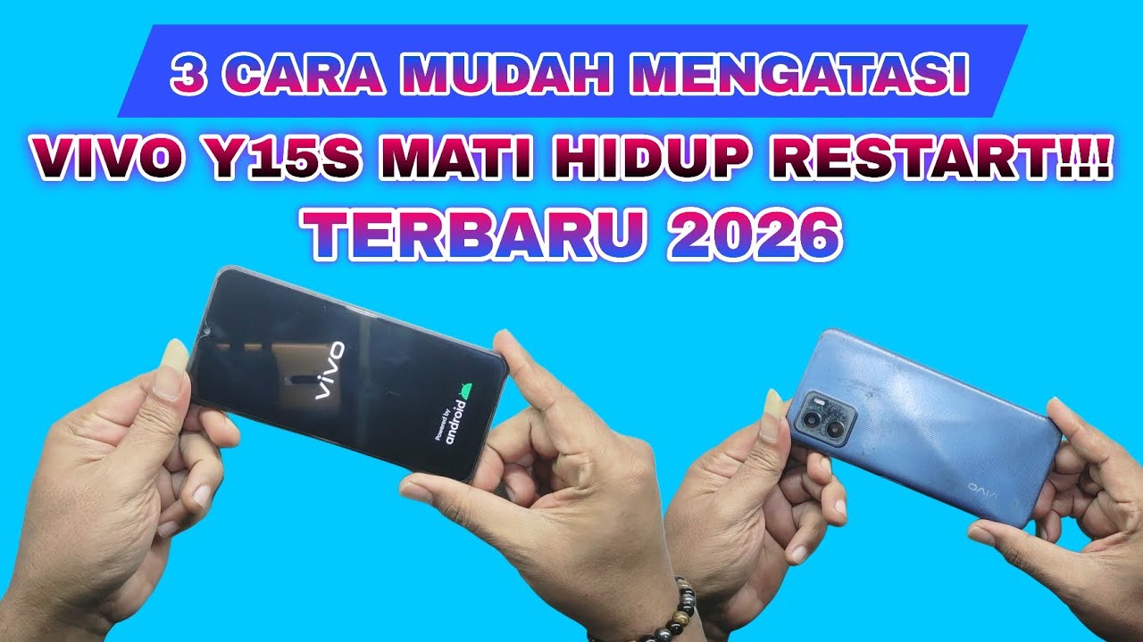VIVO Y15S MATI HIDUP RESTART MENTOK LOGO || FIX VIVO Y15S STUCK LOGO