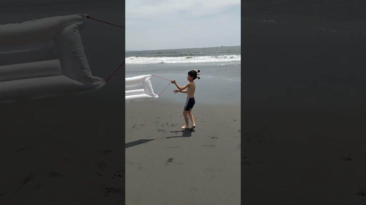 何度もボール飛ばされるりく😁