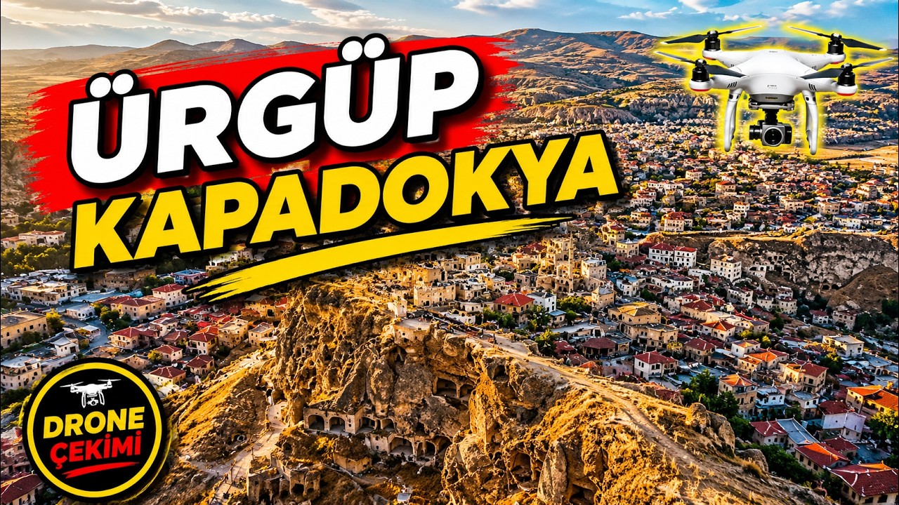 ÜRGÜP KAPADOKYA DRONE ÇEKİMİ (DJİ MAVİC AİR)