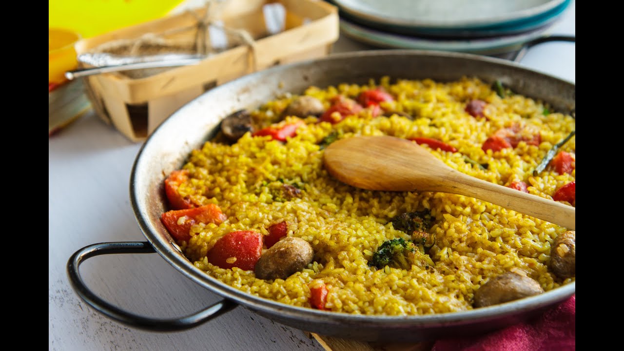 Vegetable Paella in the Wolf Convection Steam Oven