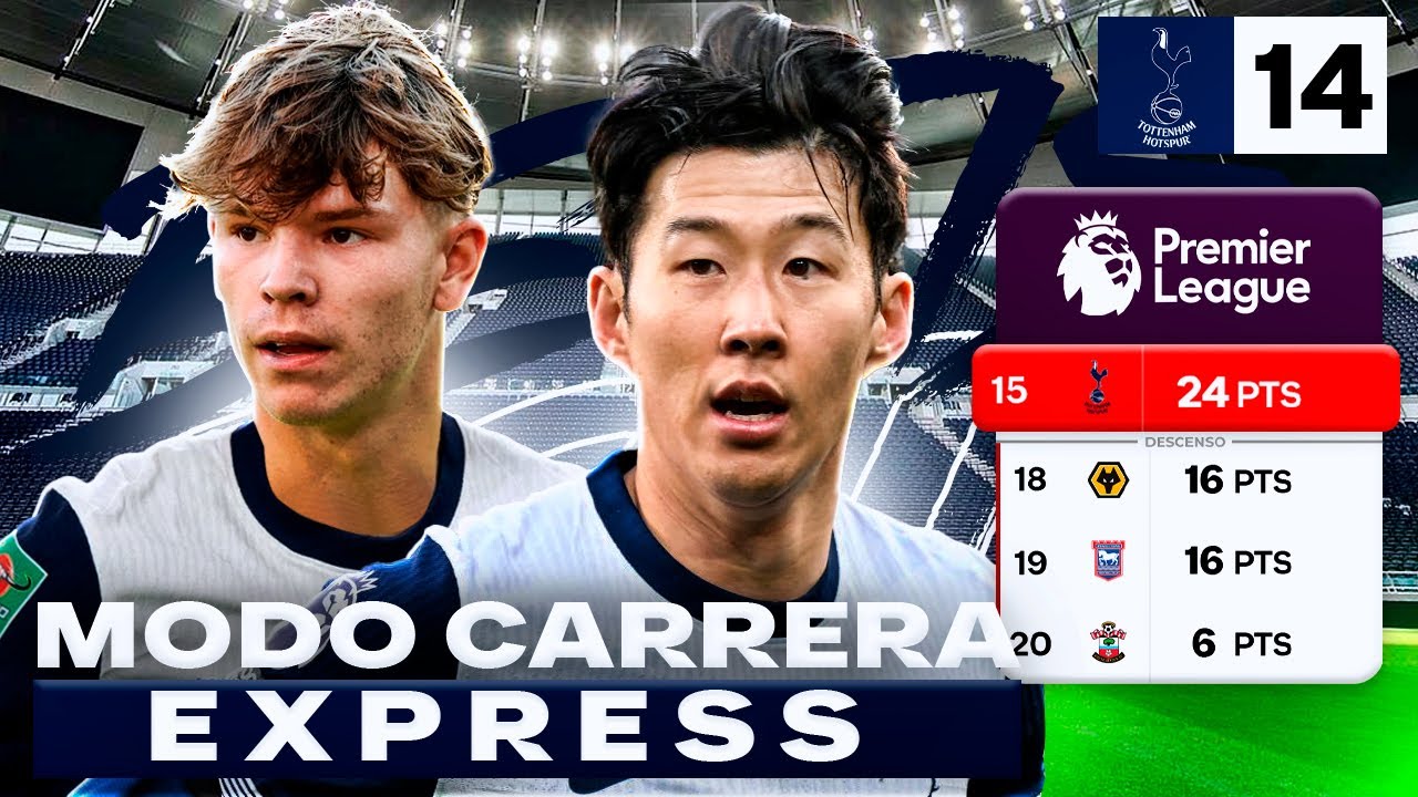 TERMINE con la SEQUÍA de TÍTULOS del TOTTENHAM! | FC 25 Modo Carrera Express