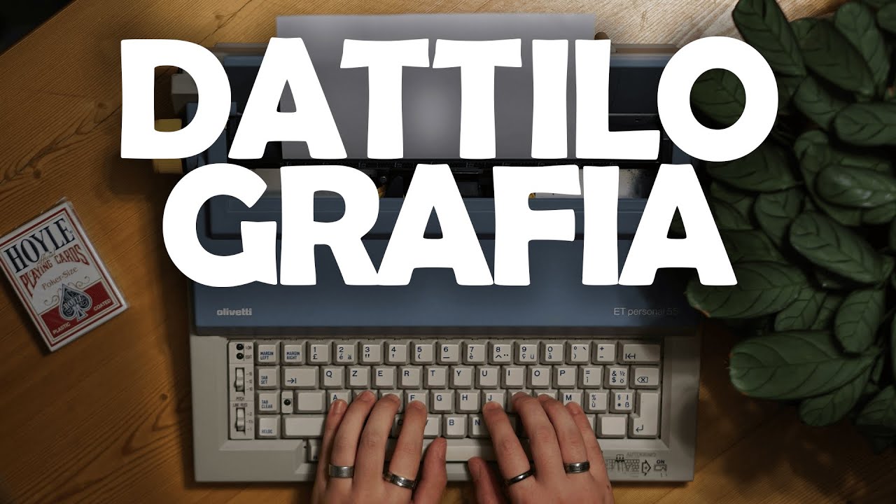 Ho IMPARATO a SCRIVERE con 10 DITA in un MESE e...