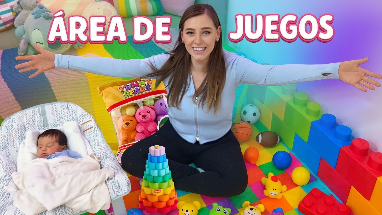 SU PRIMER RINC&Oacute;N DE JUEGOS EN EL TALLER 🧸🎨🤩