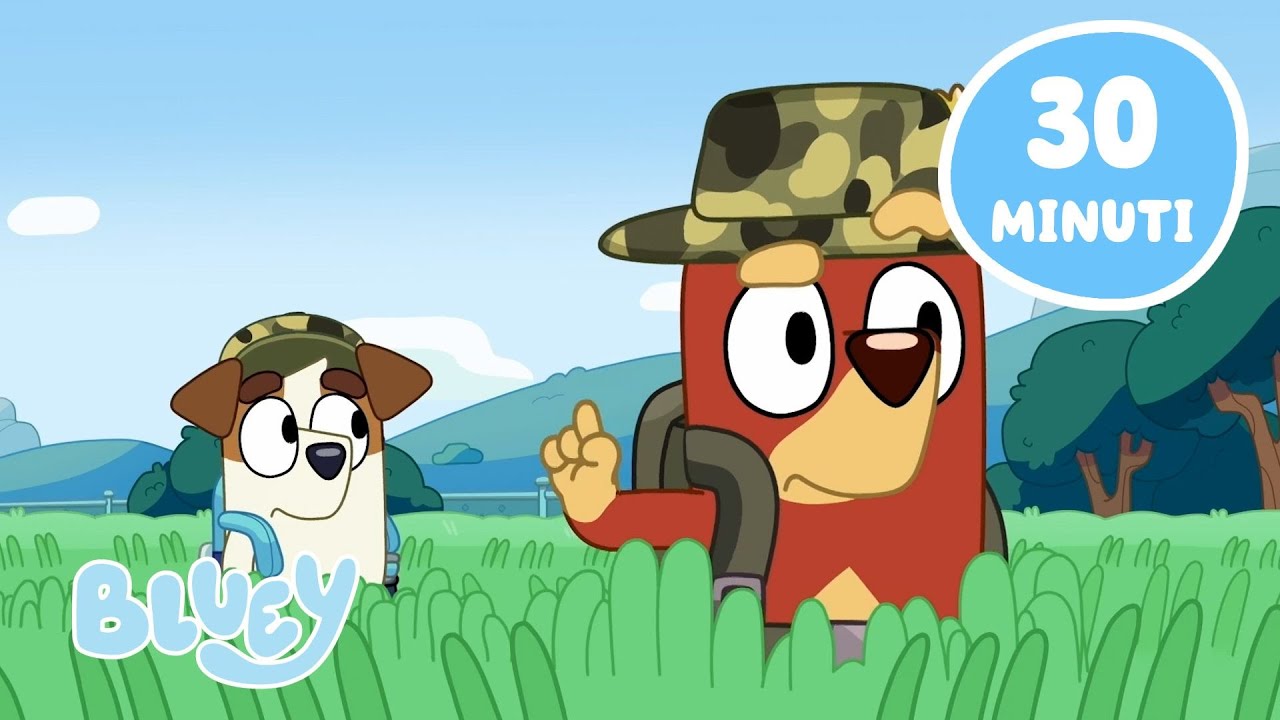 🔴LIVE: Esplorare il mondo di Bluey 🌎💙 | Bluey Italiano Canale Ufficiale