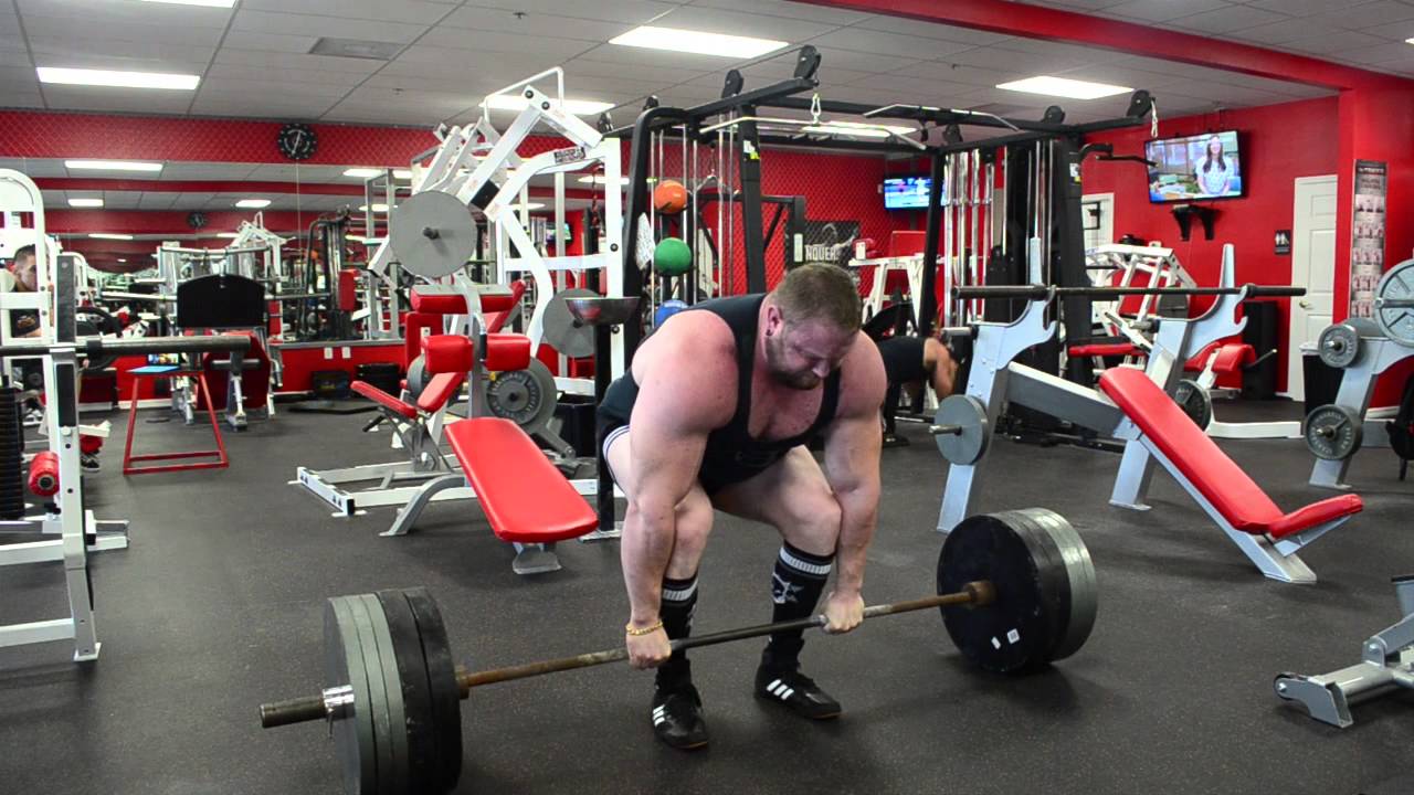 George Leeman 856lb Deadlift and Tessa 