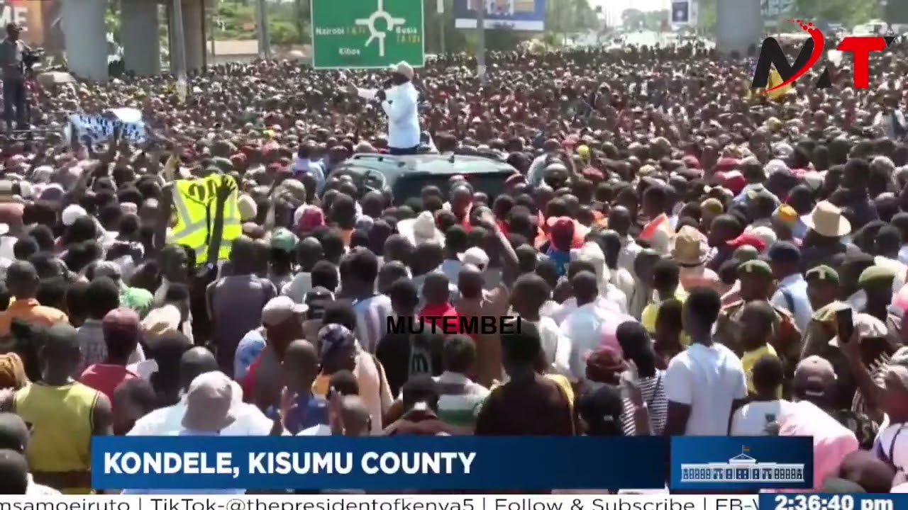 MUMENIPATIA RUHUSA NIONGEE NA OBURU ODINGA LISTEN TO PRESS RUTO TO KISUMU RESIDENTs