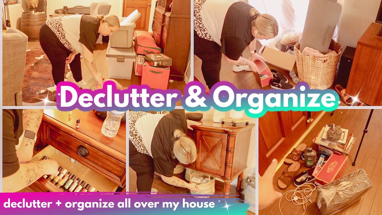 ✨DECLUTTER & ORGANIZE all over my house