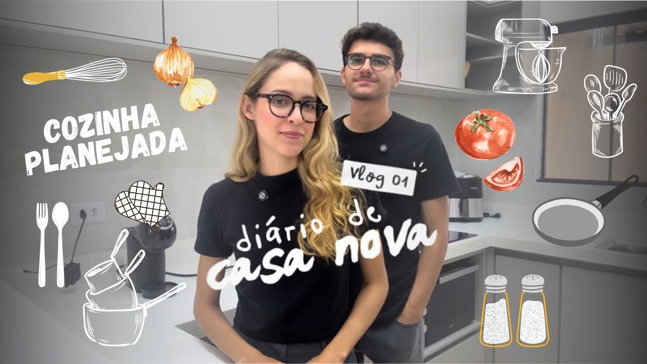 Diário de casa nova: cozinha planejada + abrindo presentes - Vlog 01