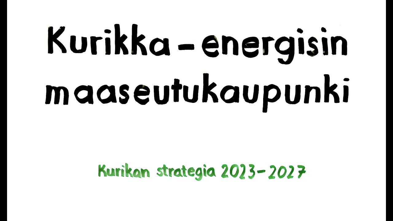 Kurikka - Energisin maaseutukaupunki