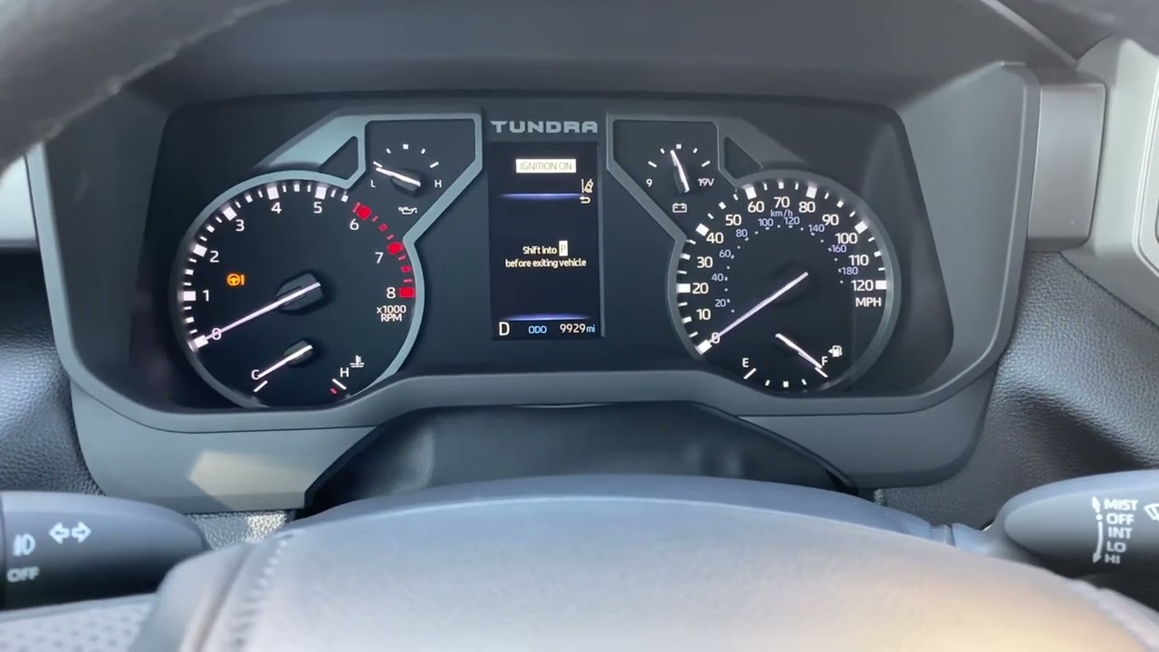 2022 Toyota Tundra Fuel Gauge Reset