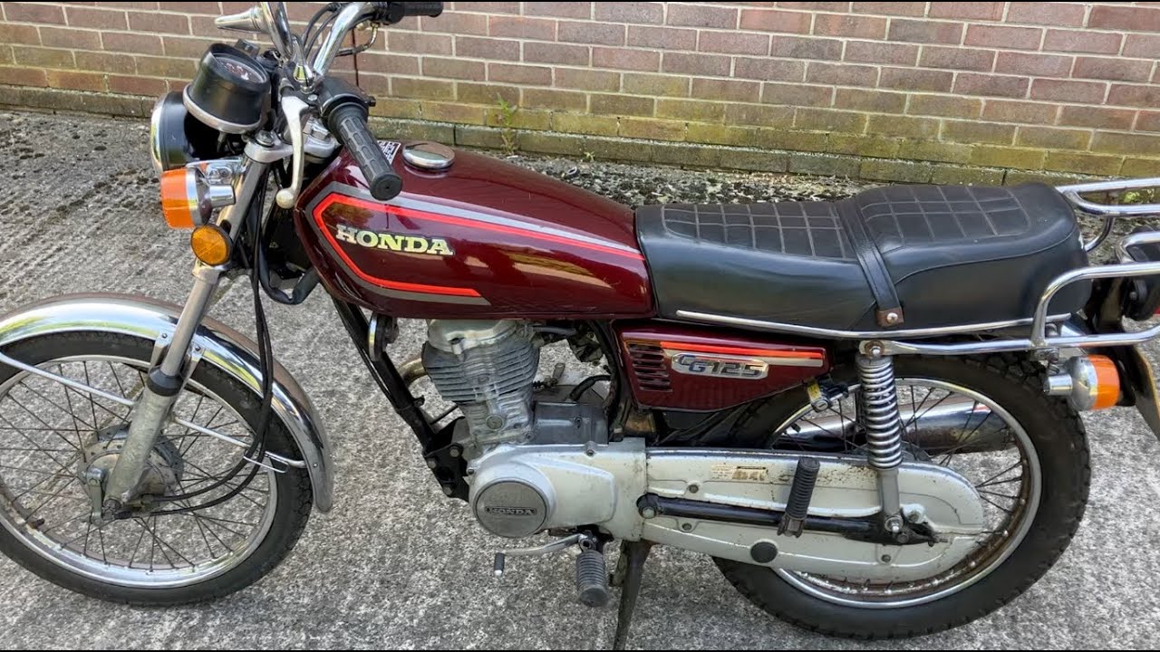 Honda CG125 — осмотр и короткая поездка (классический мотоцикл)