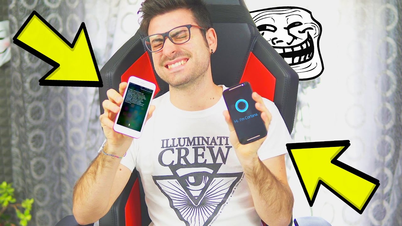 CORTANA VS SIRI! TROLLARE GLI ASSISTENTI VOCALI