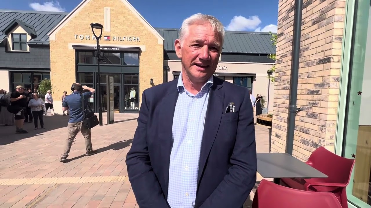Cotswold Outlet Launch with Dan Mason MD retail specialists & investment firm - Multi Realm