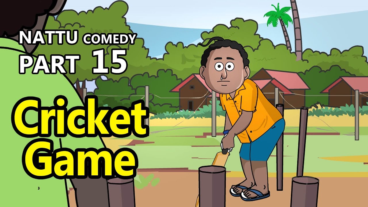 Nattu Comedy Part 15 || Cricket game || Cartoon Capsule