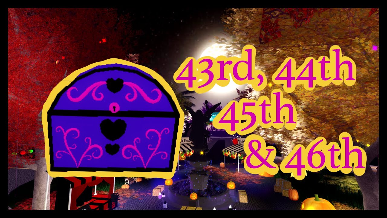 43rd, 44th, 45th & 46th CHESTS in Super Hard Maze/Autumn Town [ 2020 ]