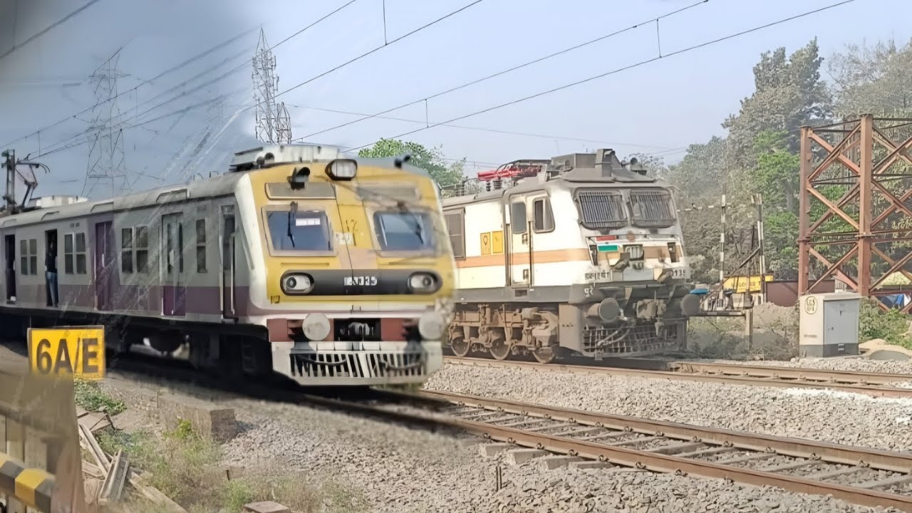 🔥dangerous 120 v/s 110 kmph (Intercity Express+Kolkata Garib Rath Express)train action