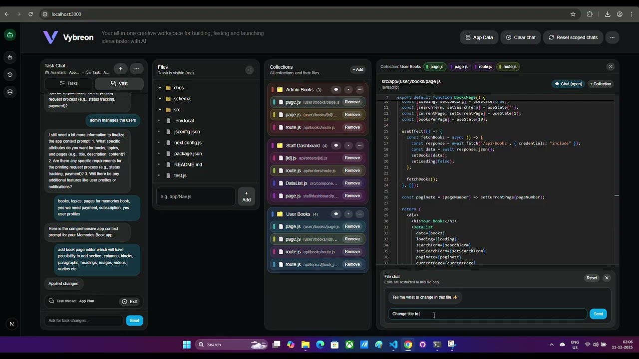 First Look at Vybreon Studio | AI Coding, File Chat & Smart Projects