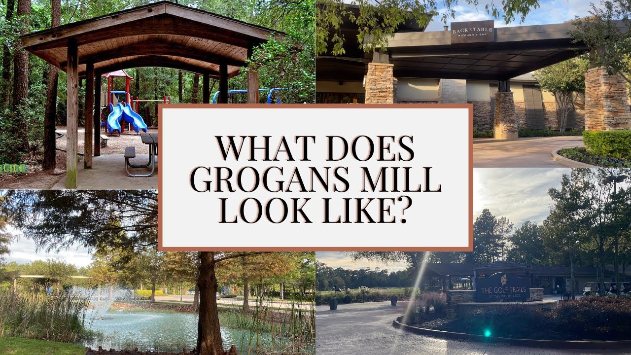 What does Grogan's Mill look like? | The Woodlands, TX.