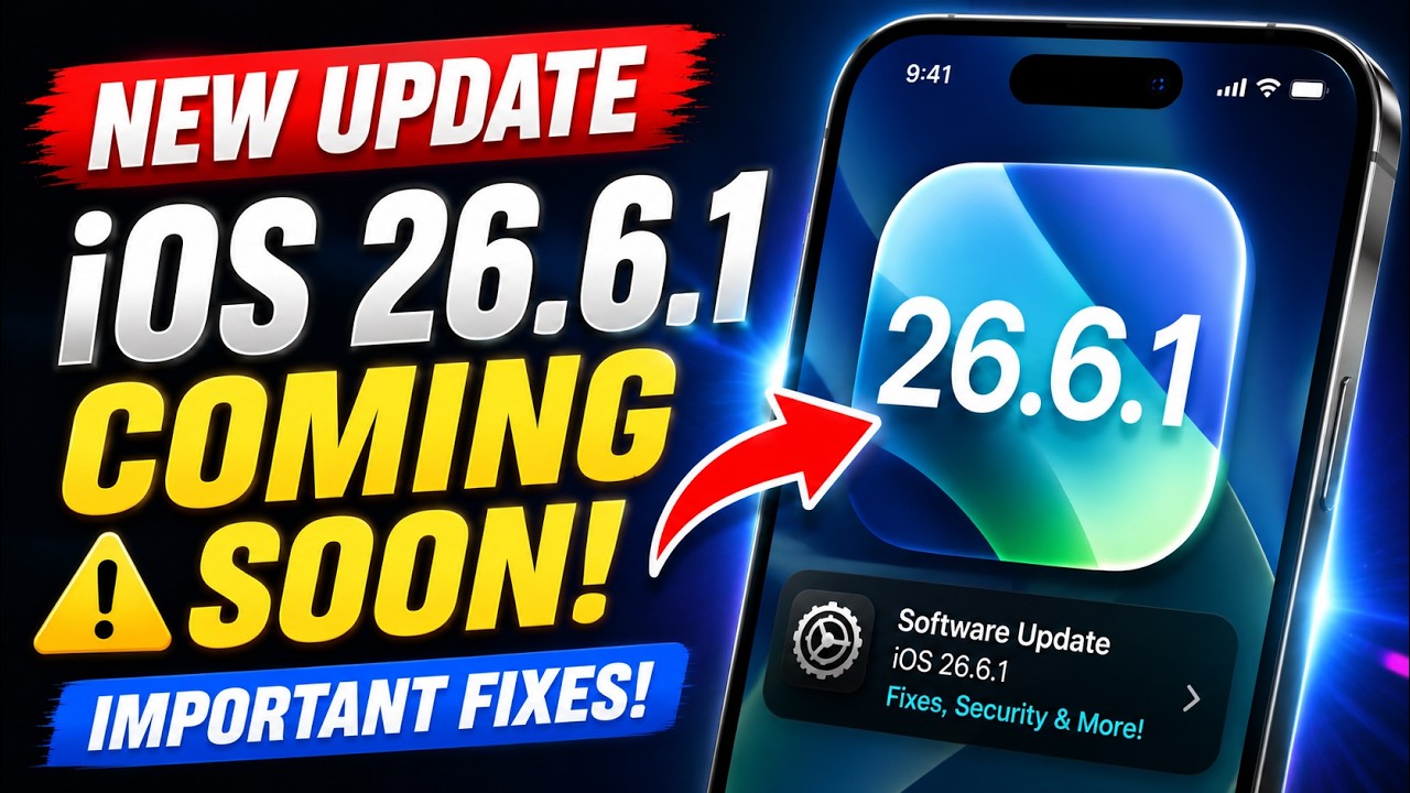 iOS 26.6.1 скоро выйдет! Всё, что вам нужно знать