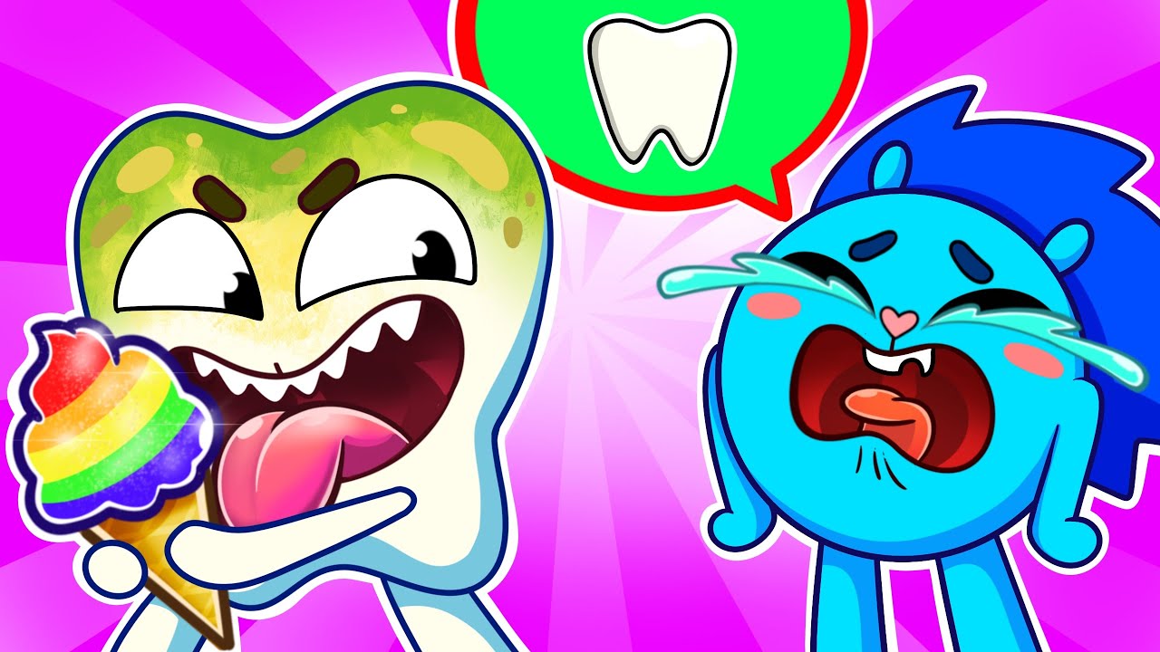 My Tooth is Gone 🦷 I Lost My Tooth 😱 +More Funny Cartoons About Teeth by 4 Friends