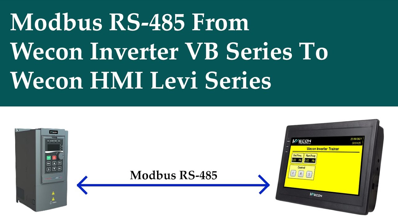 Wecon HMI || Modbus RS-485 From Wecon Inverter To Wecon HMI Levi Series (Bahasa Indonesia)