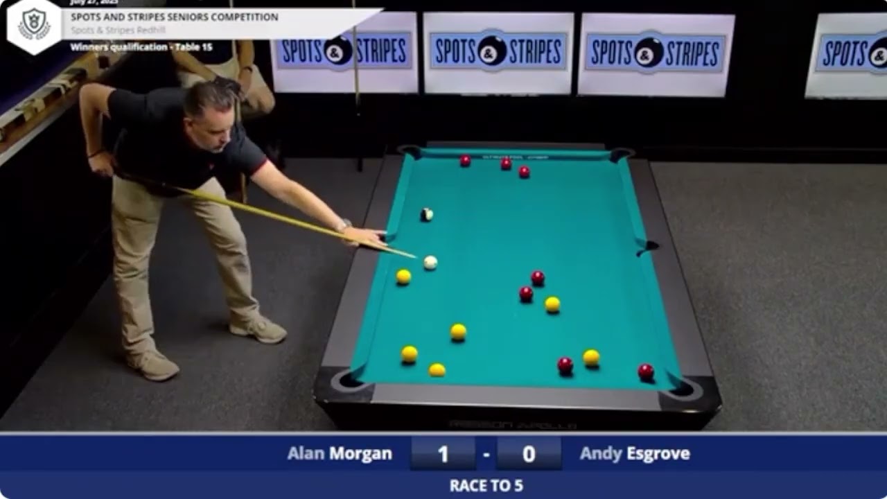 Alan Morgan V Andy Esgrove Seniors event Redhill July 25 International Rules