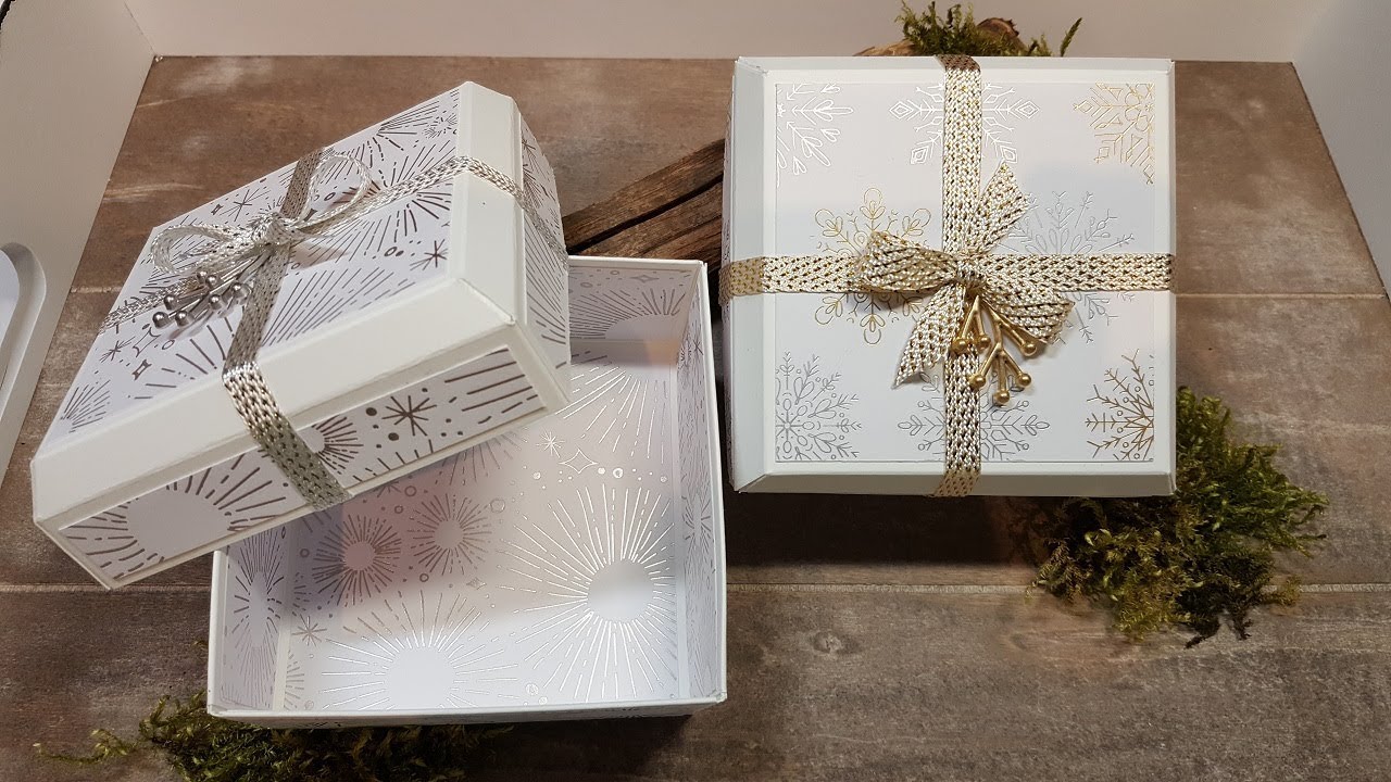 Anleitung: Festliche Box (Teil 1) mit Produkten von Stampin'Up!