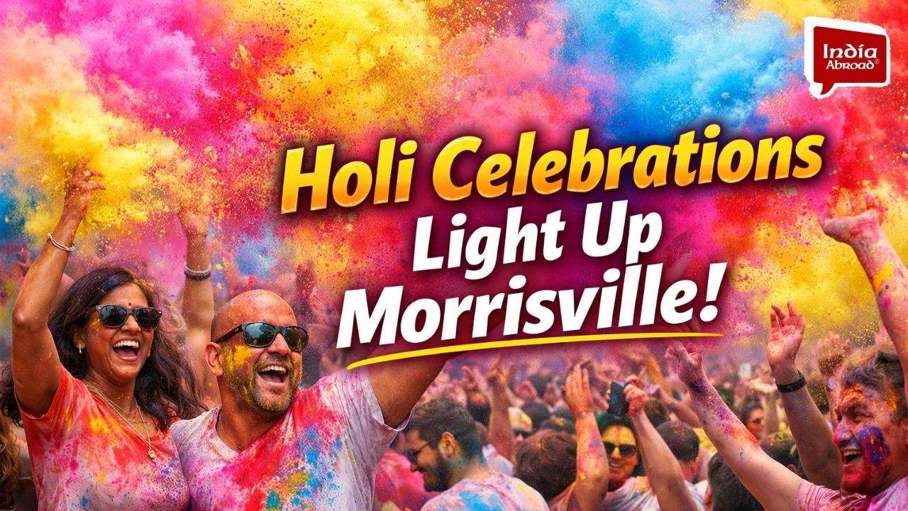 Holi celebration brings Indian community and town together in Morrisville | India Abroad