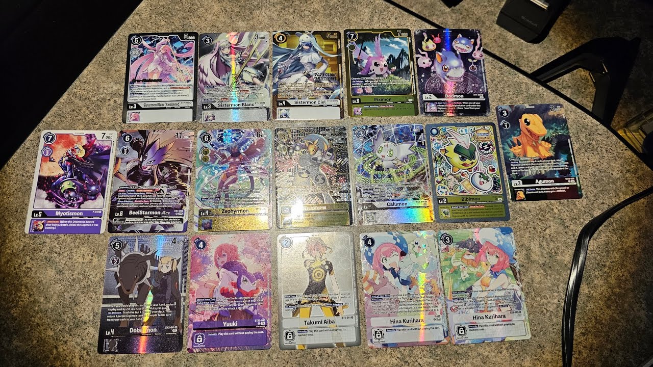 Digimon TCG Cards Paclage Opening