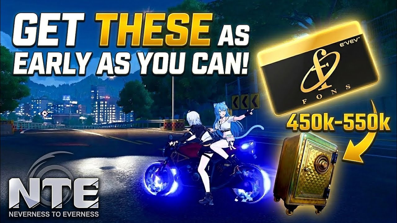 Neverness To Everness: Best Fons Route (500k+) & Raging Flames Bike Effect