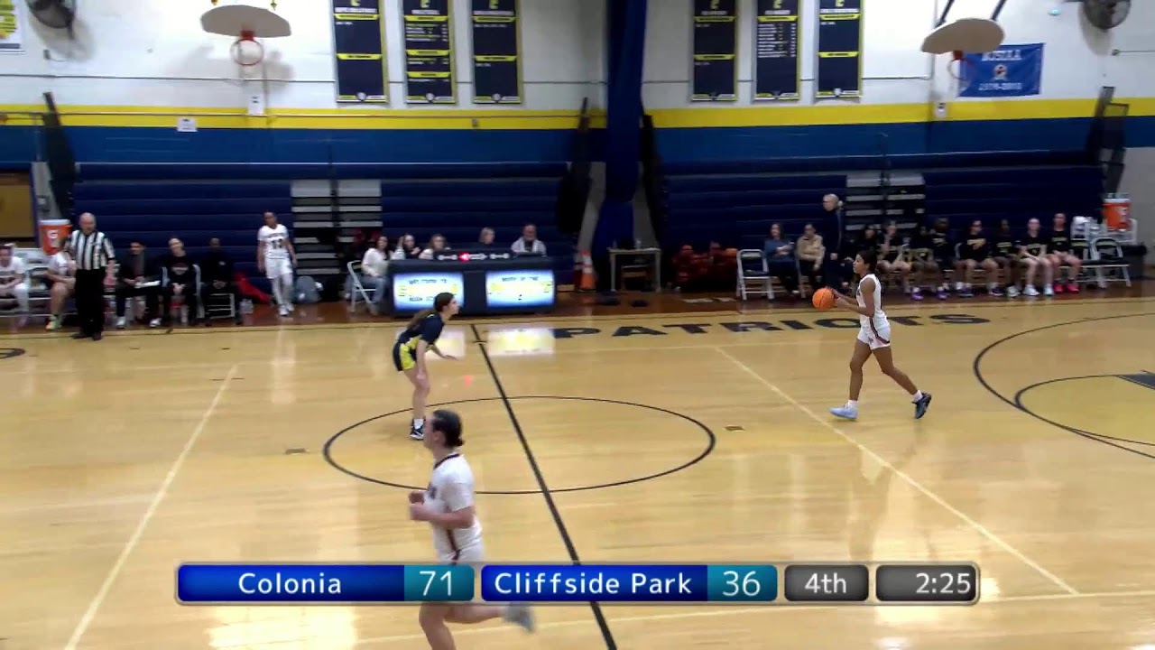 NJSIAA Tournament Round 1 | Girls Varsity Basketball | Colonia vs Cliffside Park