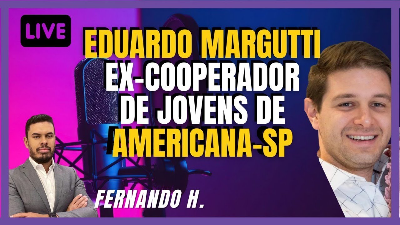 Live com Eduardo Margutti ex coop Jovens Americana SP