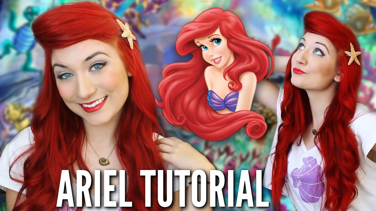 ARIEL - THE LITTLE MERMAID // HAIR & MAKEUP TUTORIAL