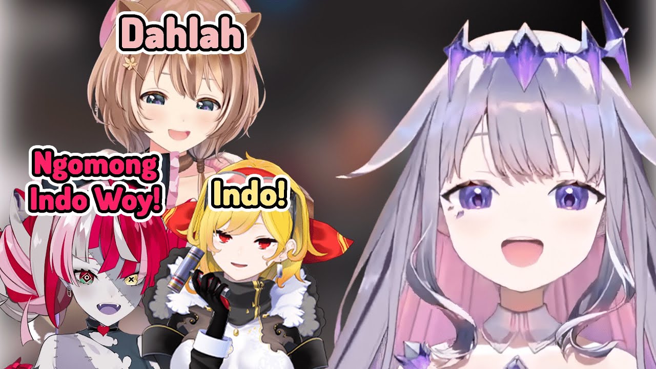 Ollie & Kaela Maksa Biboo Jadii Orang indonesia  [Risu, Bijou, Kaela, OllieHololive ID/EN]