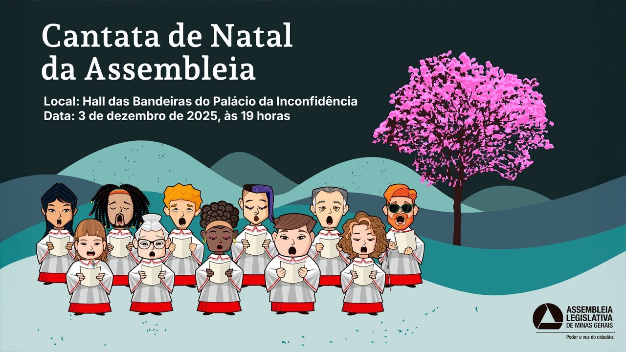 CANTATA DE NATAL DA ASSEMBLEIA 2025 | Vem para a pra&ccedil;a, 3/12, &agrave;s 19h.
