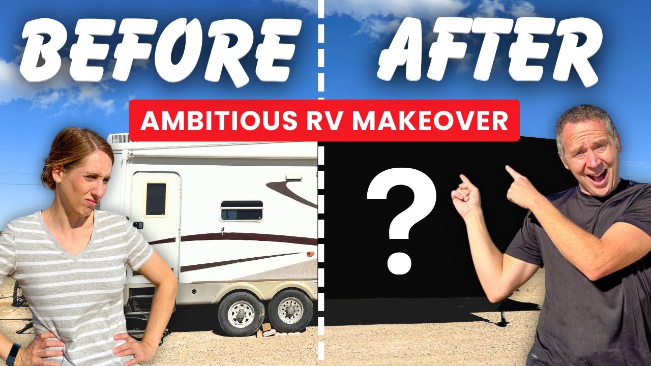DIY RV Decals Replacement (With Spray Paint!)