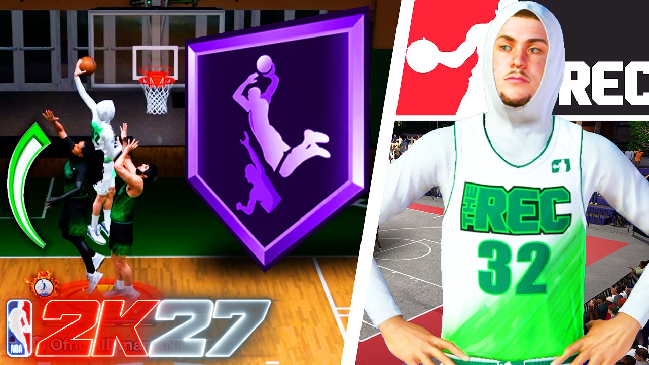 This Hoodie SLASHER Build is TAKING OVER THE REC on NBA 2K27!