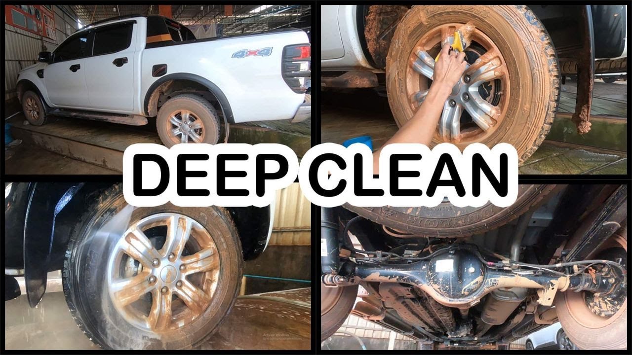 Ford Ranger XLT 4x4 Off Road !Detailing Deep Clean! How to wash Super Dirtiest Ford Ranger 4x4 ?
