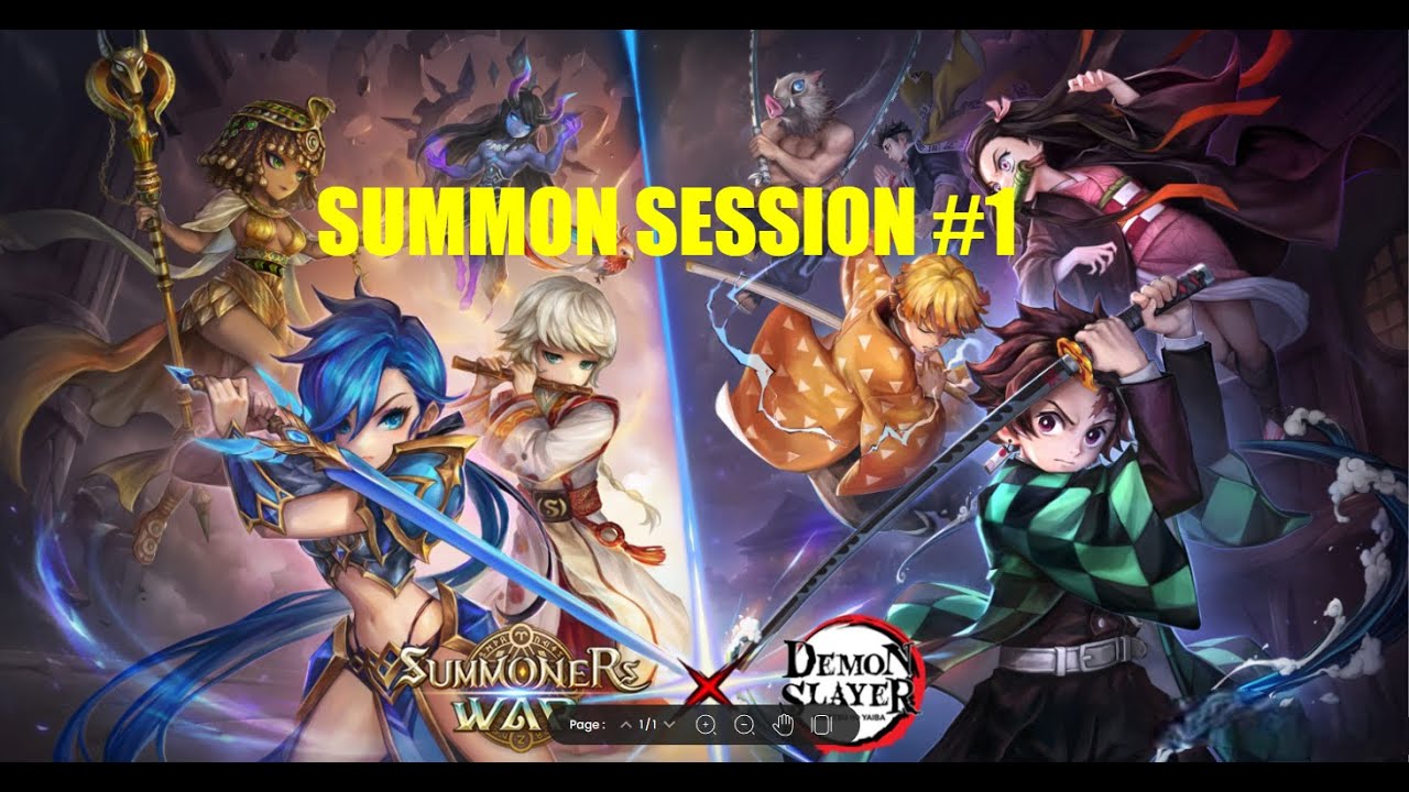 Summon Session pour la collab DEMON SLAYER !!! #1