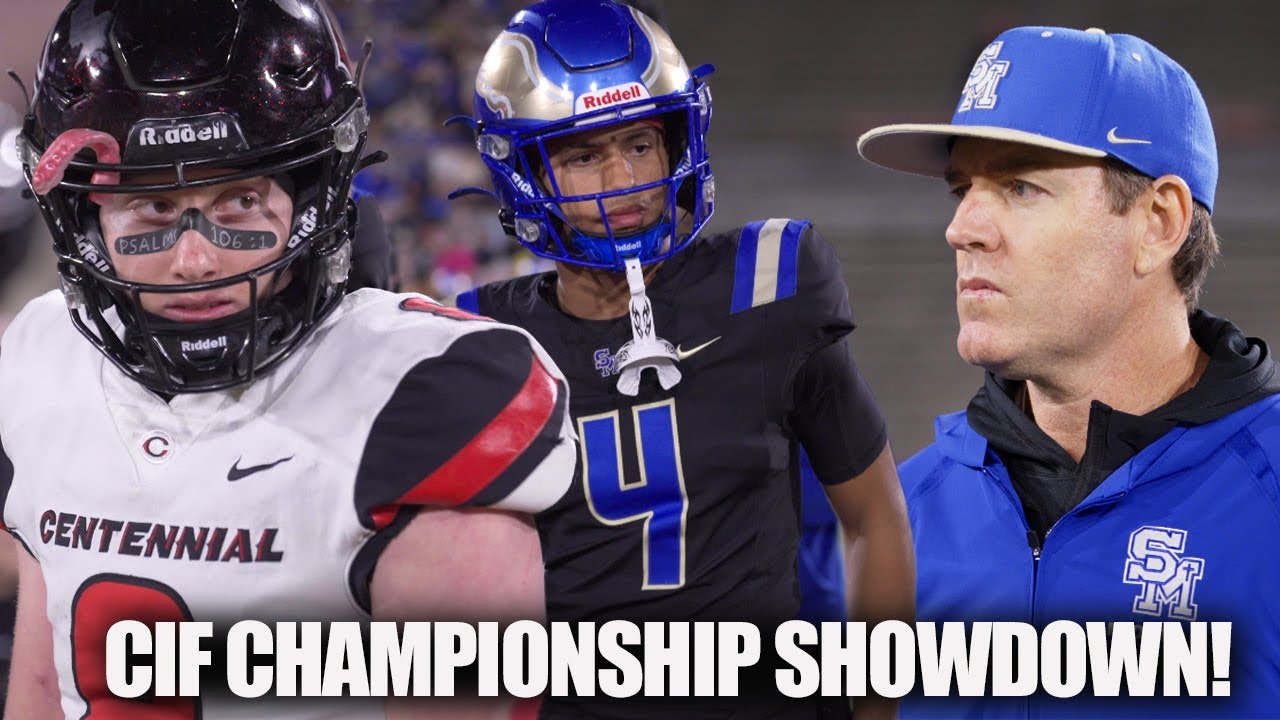 Carson Palmer Coaches Santa Margarita vs Corona Centennial CIF Championship Rose Bowl