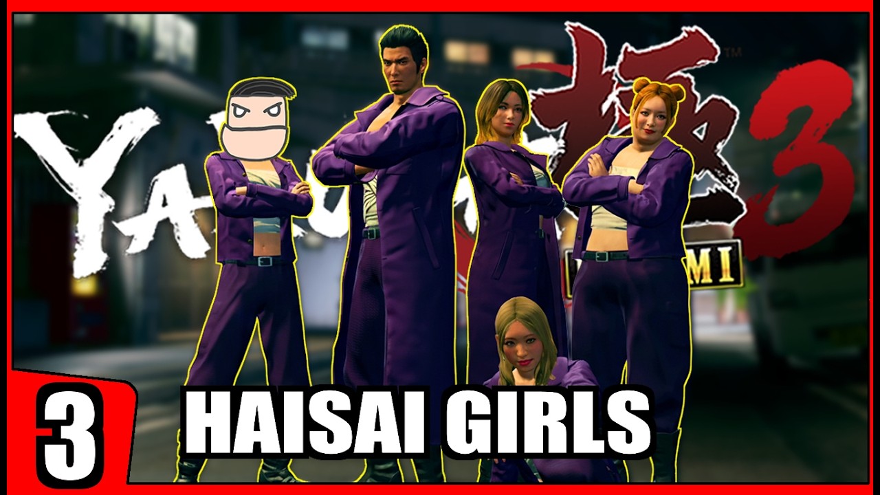 PURPLE JACKET KIRYU! BIKER GANG WARS & RIKIYA HEAT ACTIONS | Yakuza Kiwami 3 Let's Play Part 3